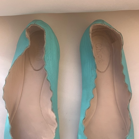 Chloe Lauren scalloped ballet flat - Picture 2 of 5